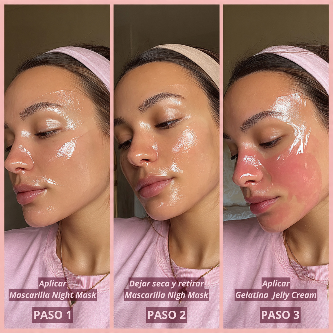 MIVELLE-NIGHT MASK-Hidrata y Rejuvenece en Minutos