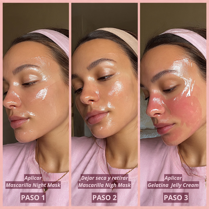 MIVELLE-NIGHT MASK-Hidrata y Rejuvenece en Minutos